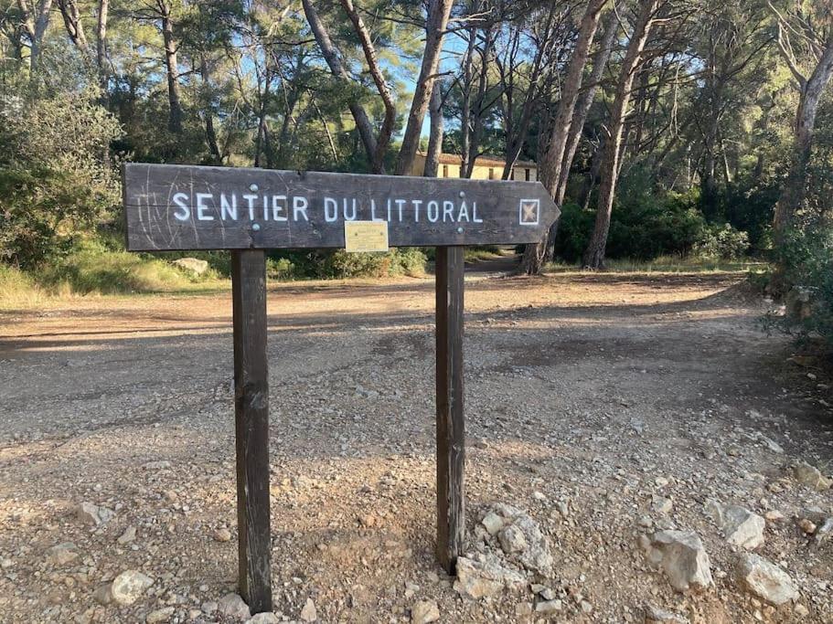 Bandol Roc Beach Vue Mer Grand T3 Face A La Plage Avec Parking Extérieur photo